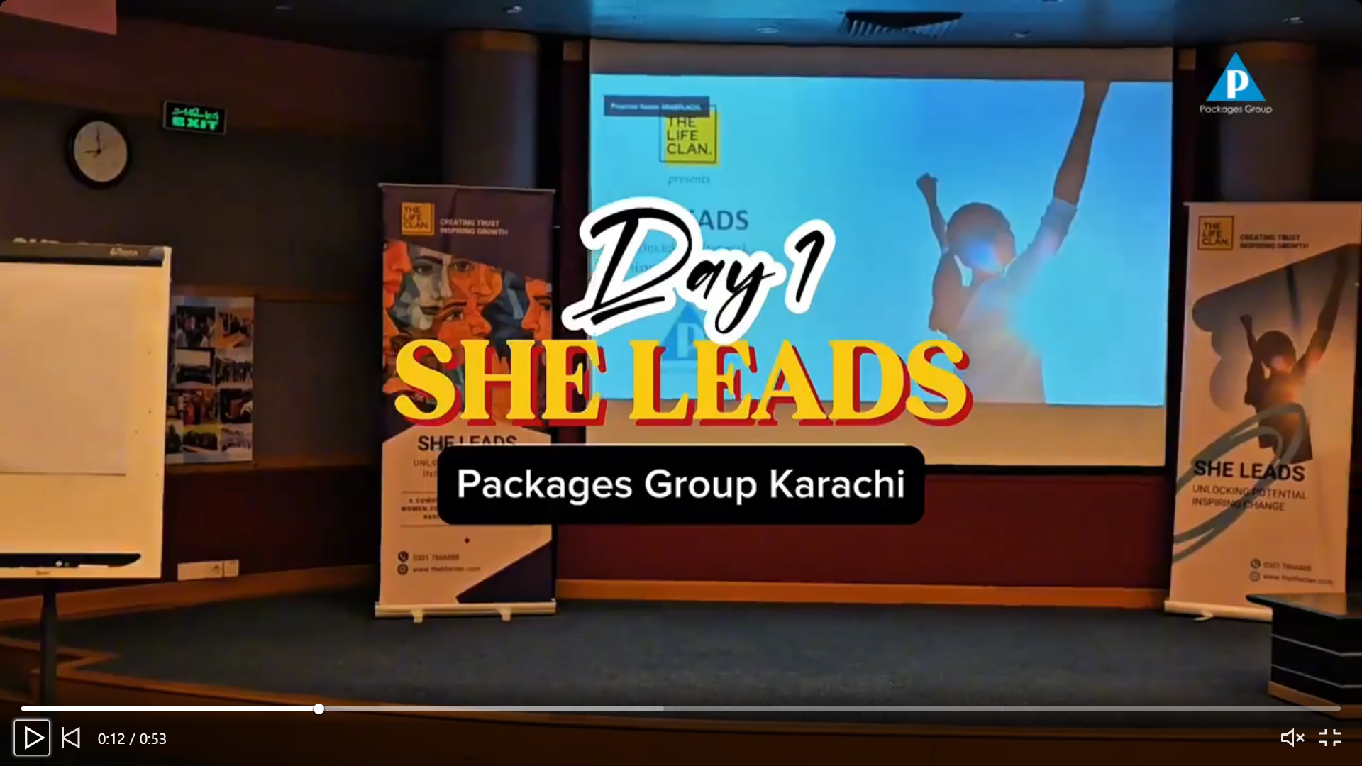 Packages Group organized the “She Leads” Leadership Program in Karachi,