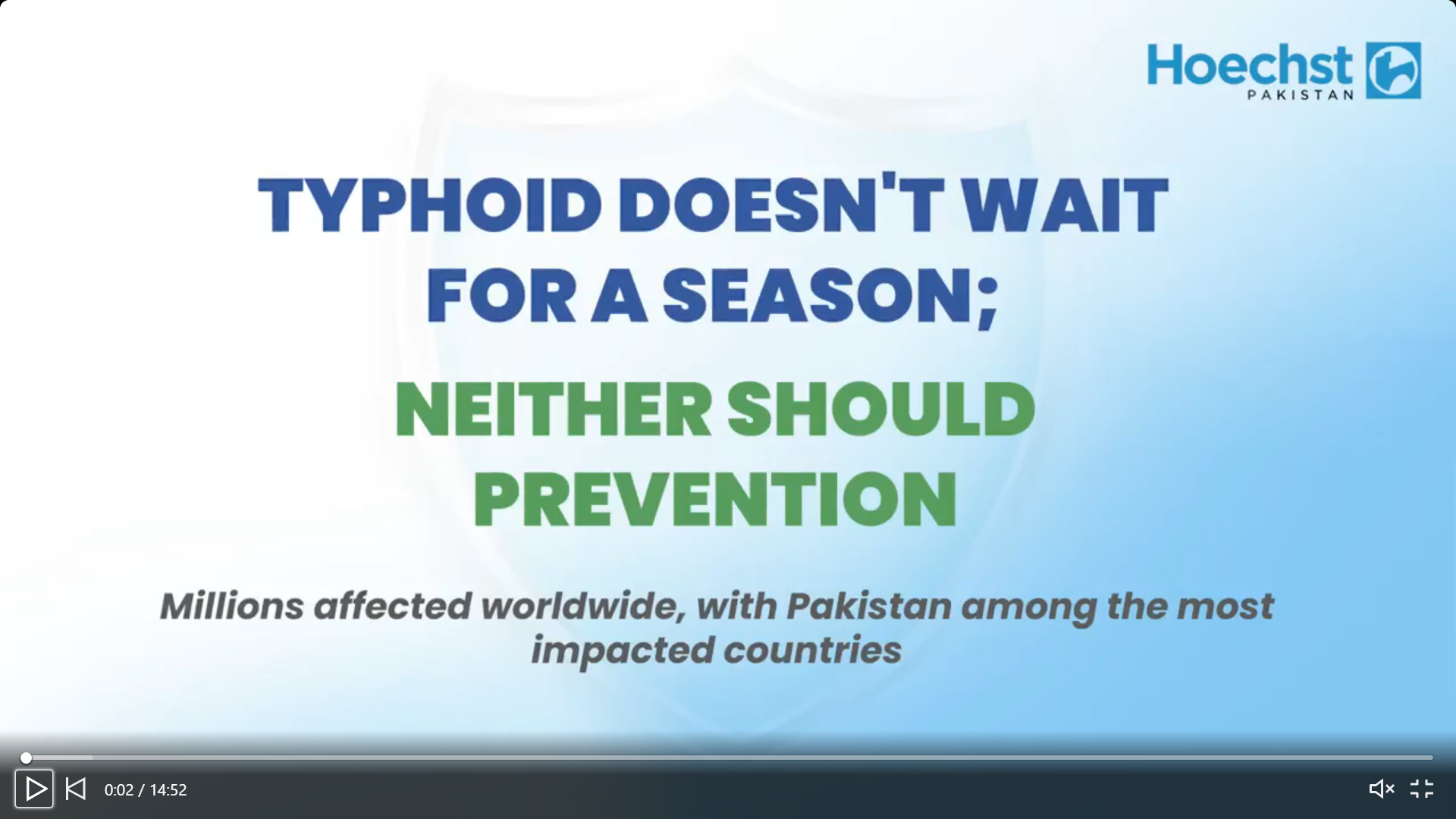 The 2nd episode of our Typhoid Awareness highlighting timely care,