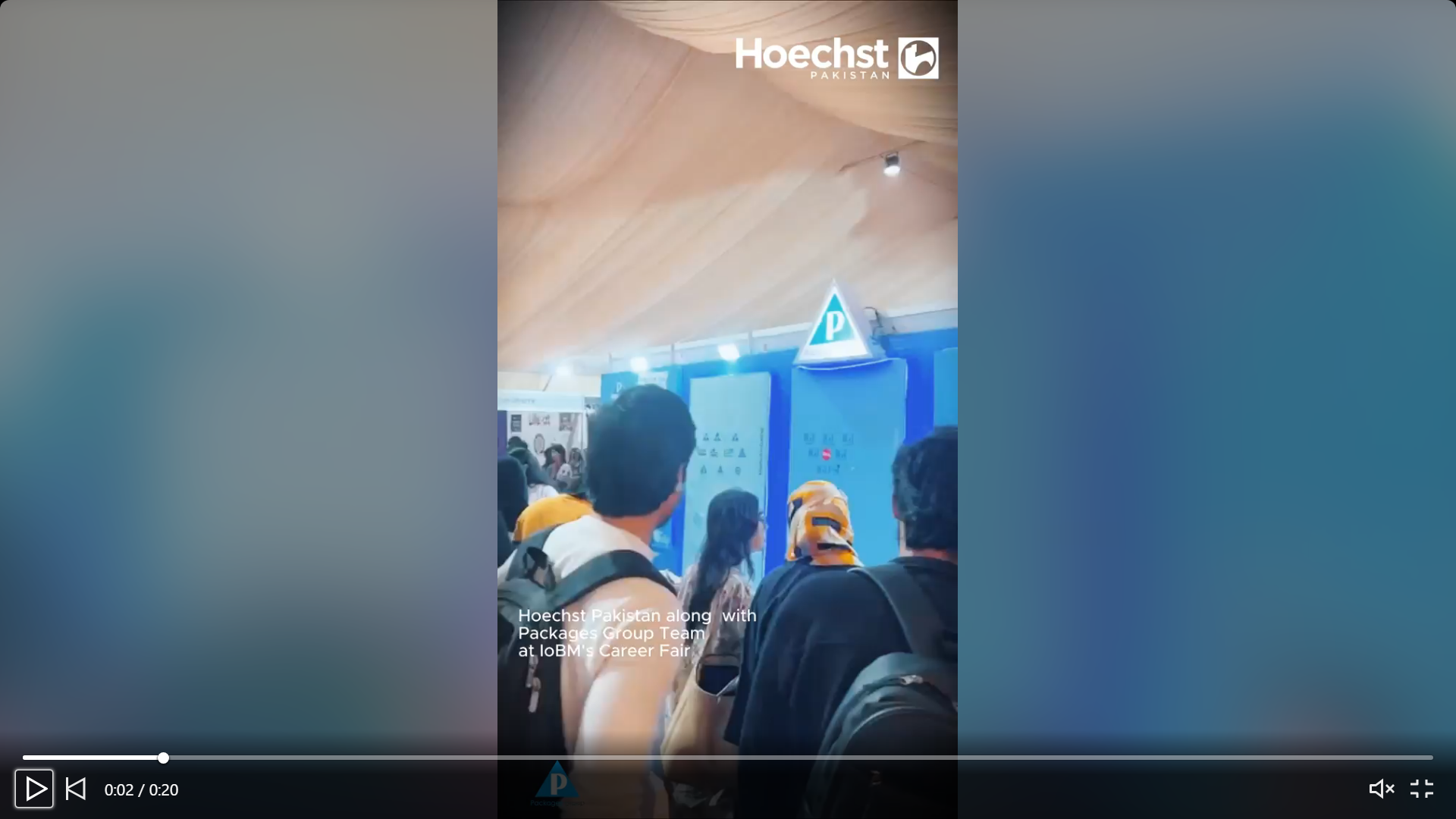 Hoechst Pakistan at the Institute of Business Management Career Fair: