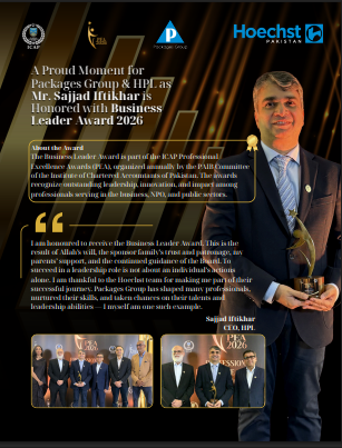 A proud moment for Packages Group & HPL as 