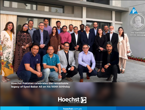 Hoechst Pakistan celebrated the remarkable legacy of Syed Babar Ali on his 100th birthday