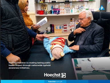 Hoechst Pakistan is driving nationwide awareness about typhoid 