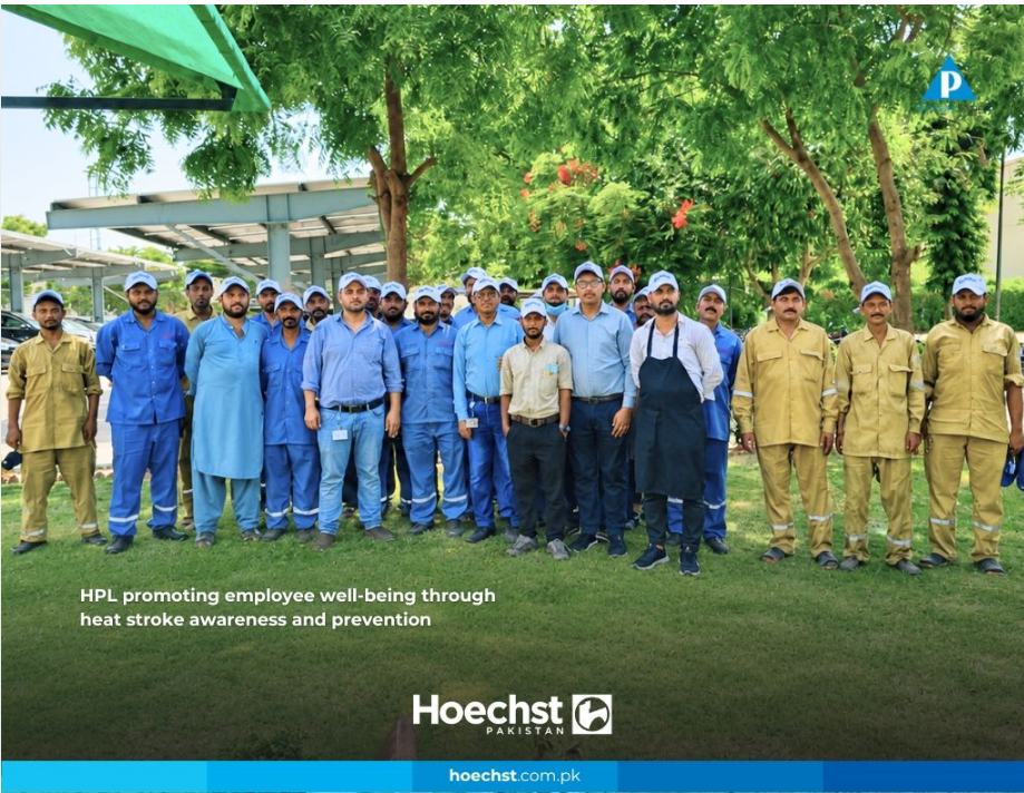 HPL promoting employee well-being through heat stroke awareness and prevention: