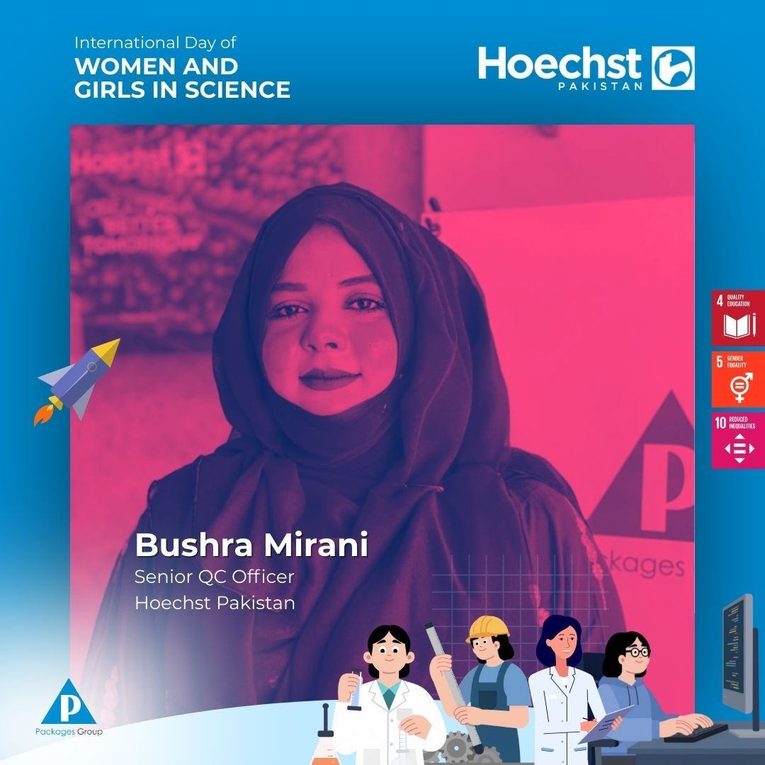 On the International Day of Women and Girls in Science.